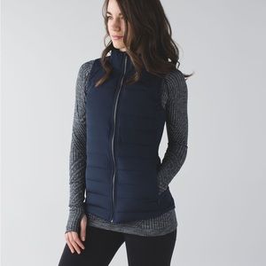 Lululemon Fluffed Up Vest in Inkwell Navy in Size 4